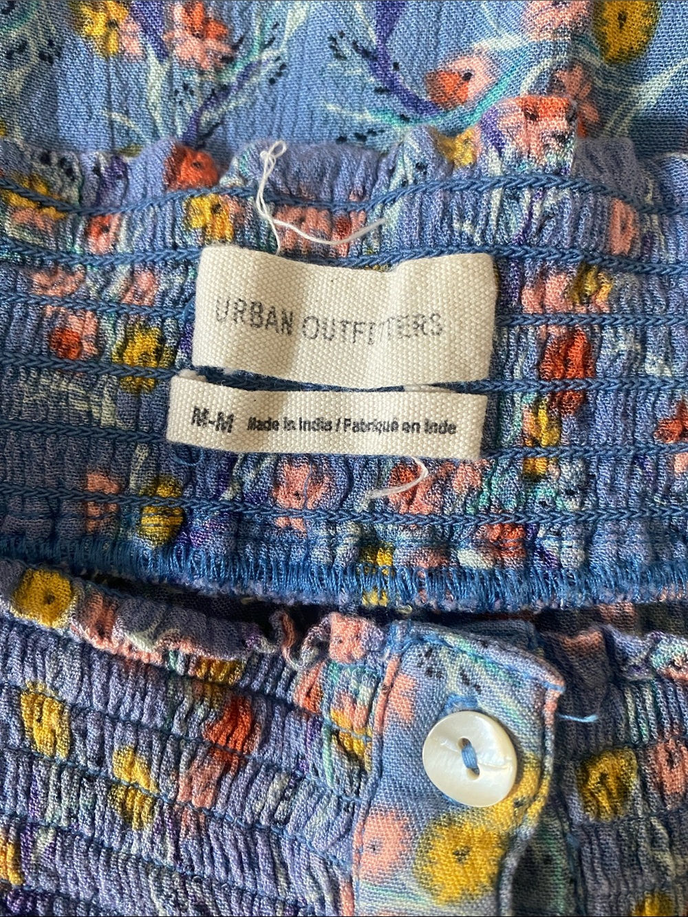 Urban Outfitters Blue Floral Maxi Skirt Medium - Picture 5 of 6
